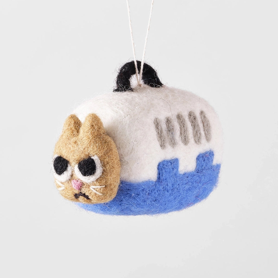 Coco Hanging Felted Ornament