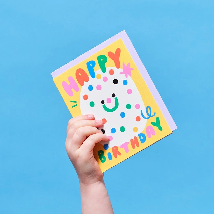 'hb Confetti' Kids Birthday Greetings Card