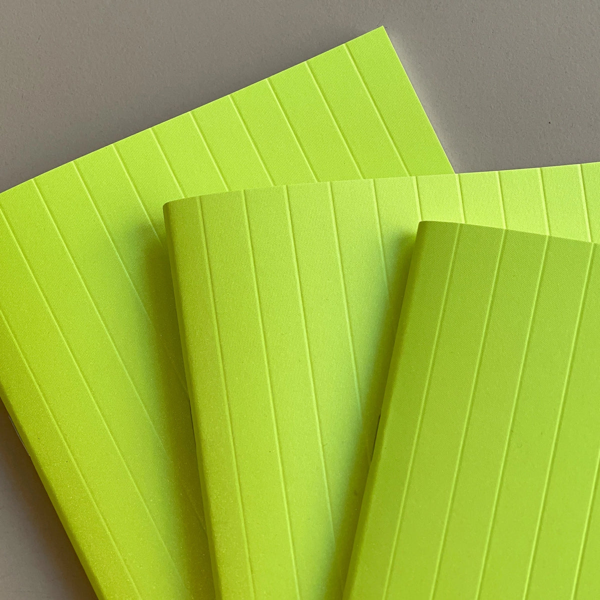 Grid Neon Yellow Premium Notebook