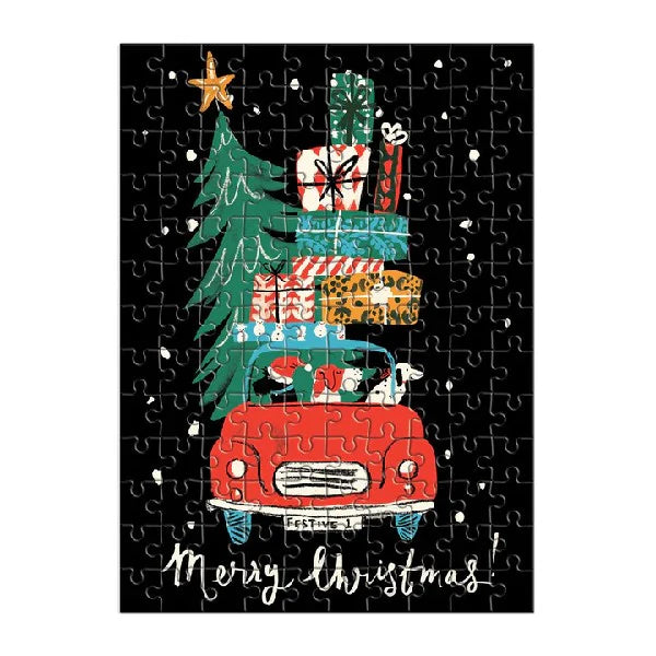 Christmas Car 130 pcs Puzzle Ornament
