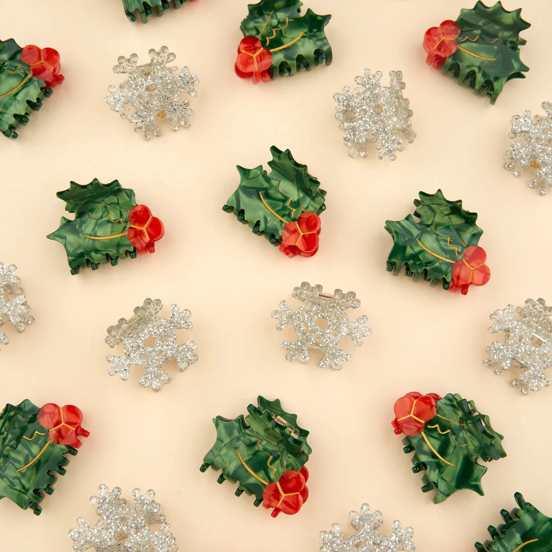 Snowflake Mini Hair Claw