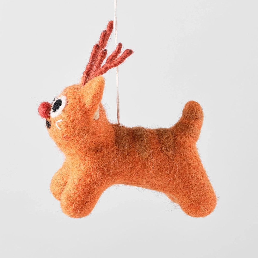 Rudy Hanging Felt Ornament