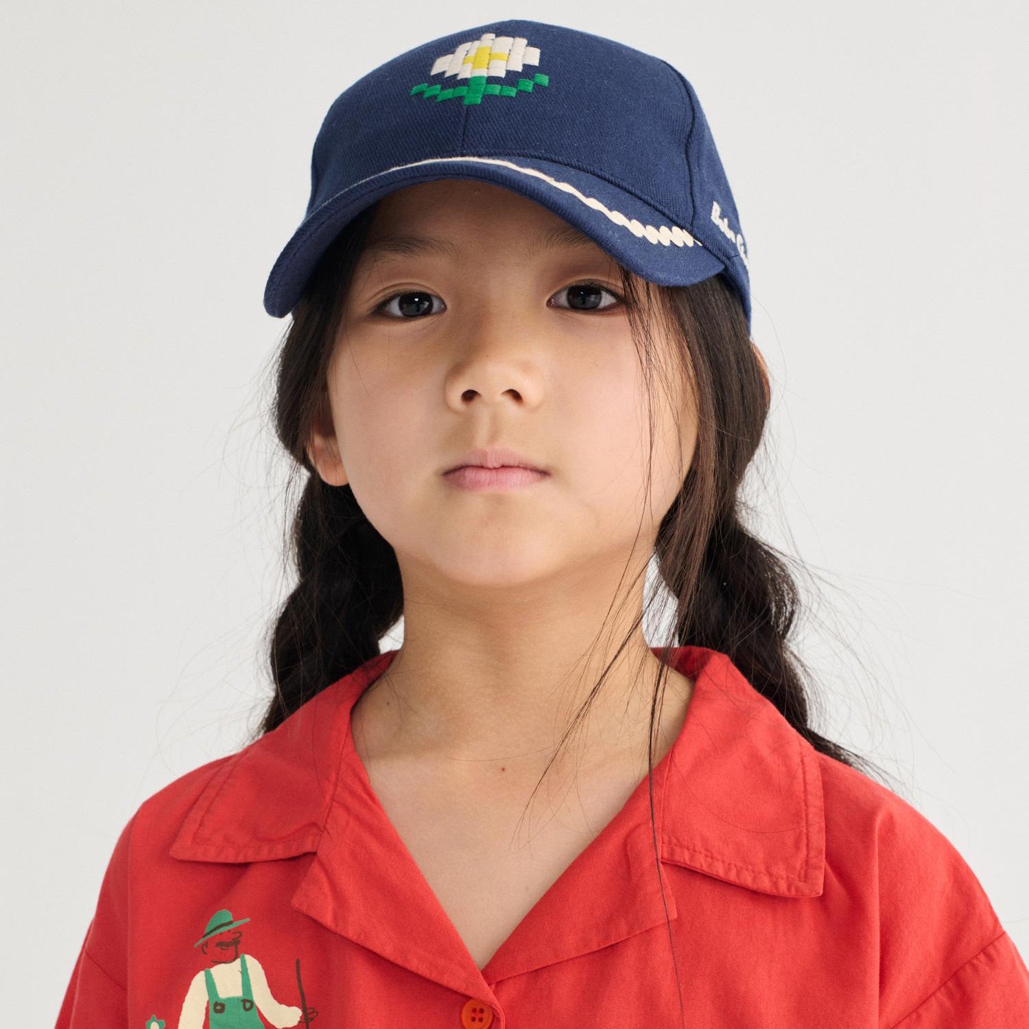 Pixel Daisy twill cap