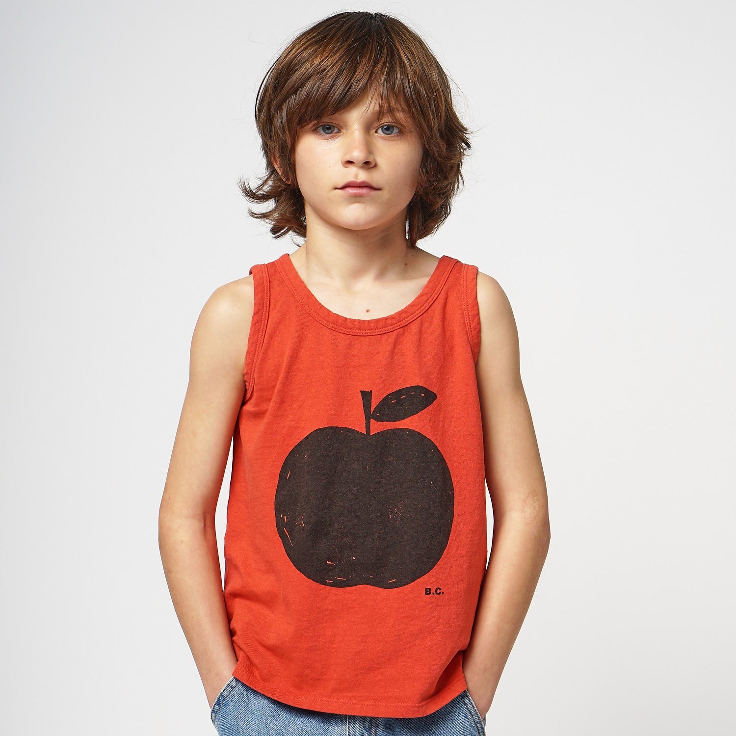 Red Poma tank top
