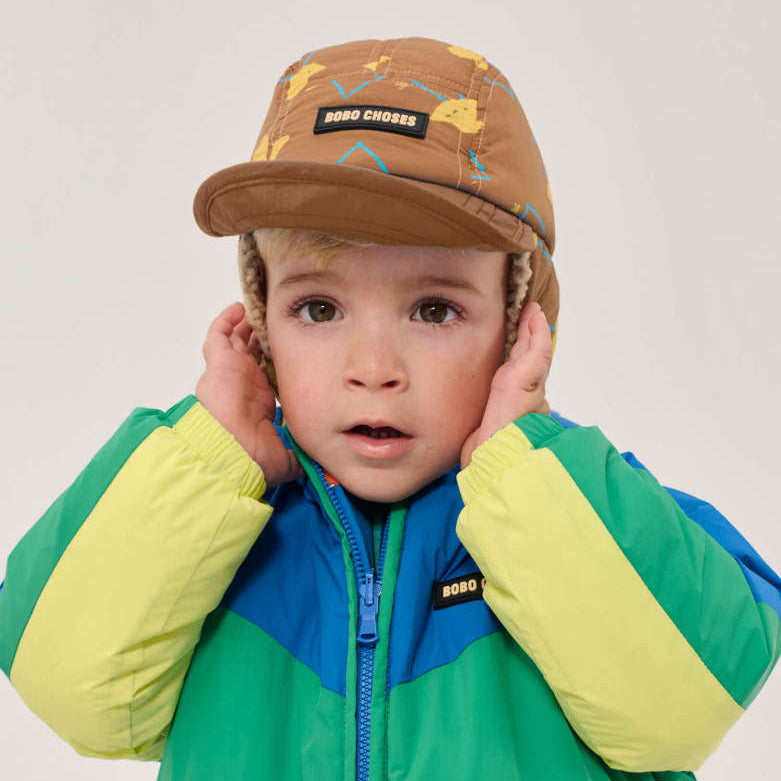 Pixel Abduction all over winter baby cap
