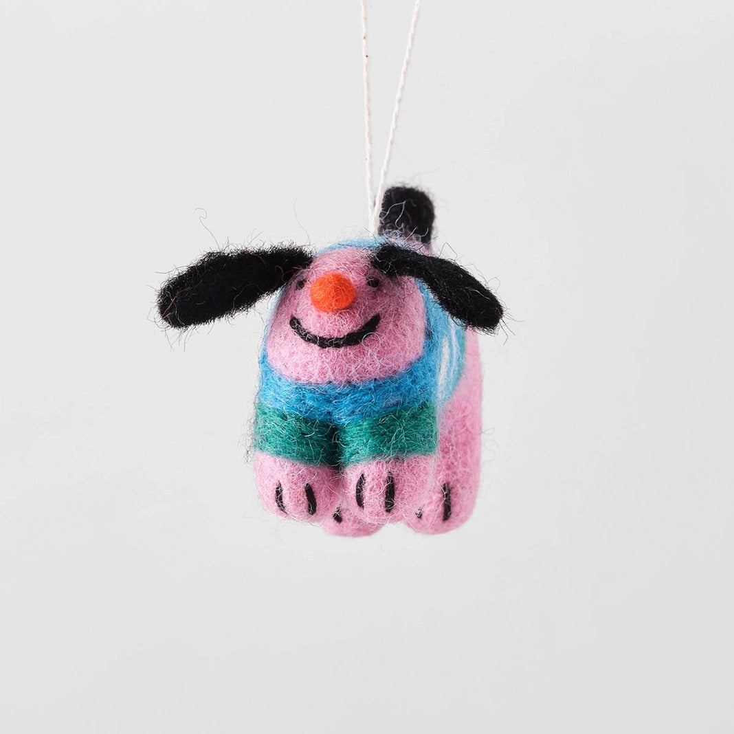 Stumpy Hanging Felt Ornament