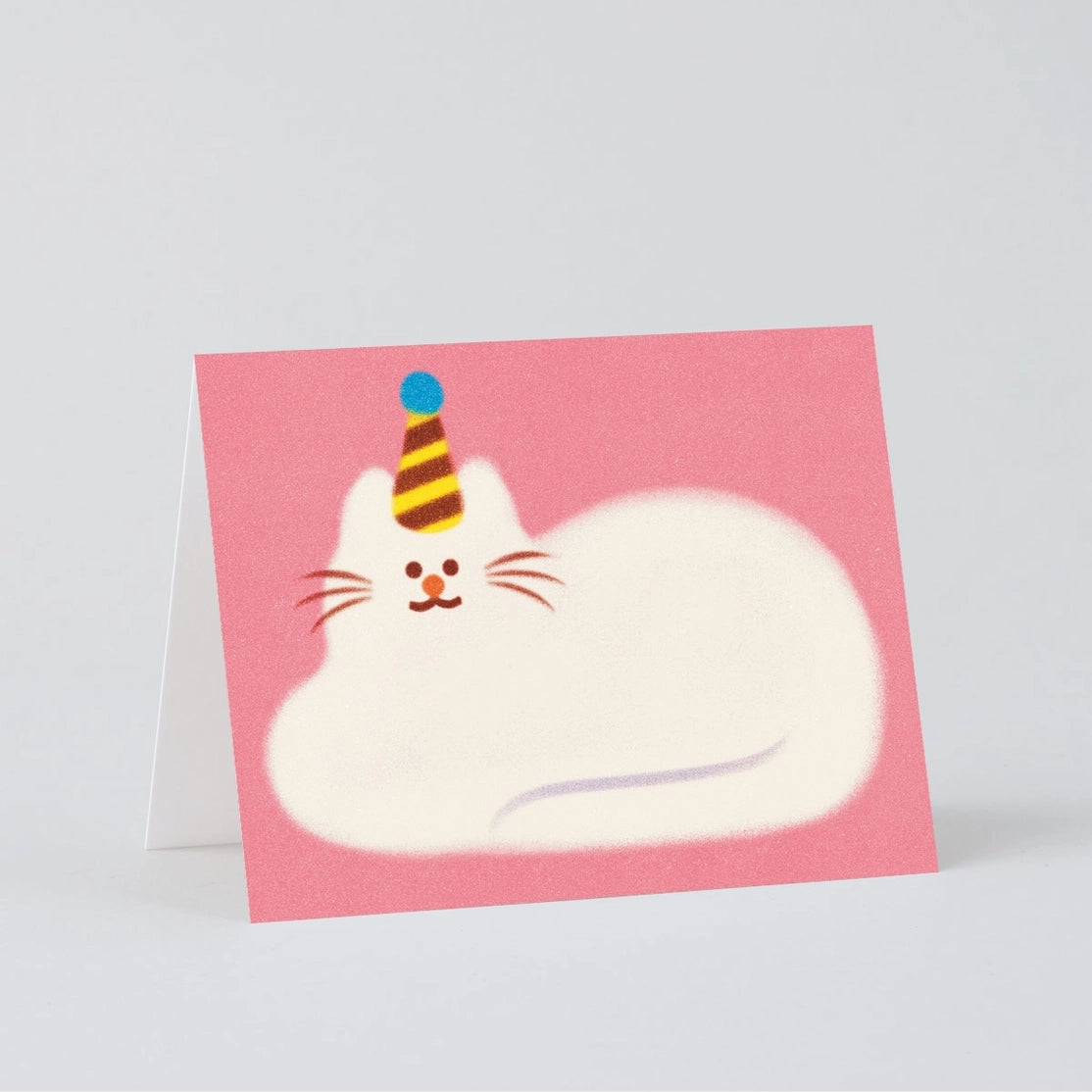 'birthday Cat' Greetings Card