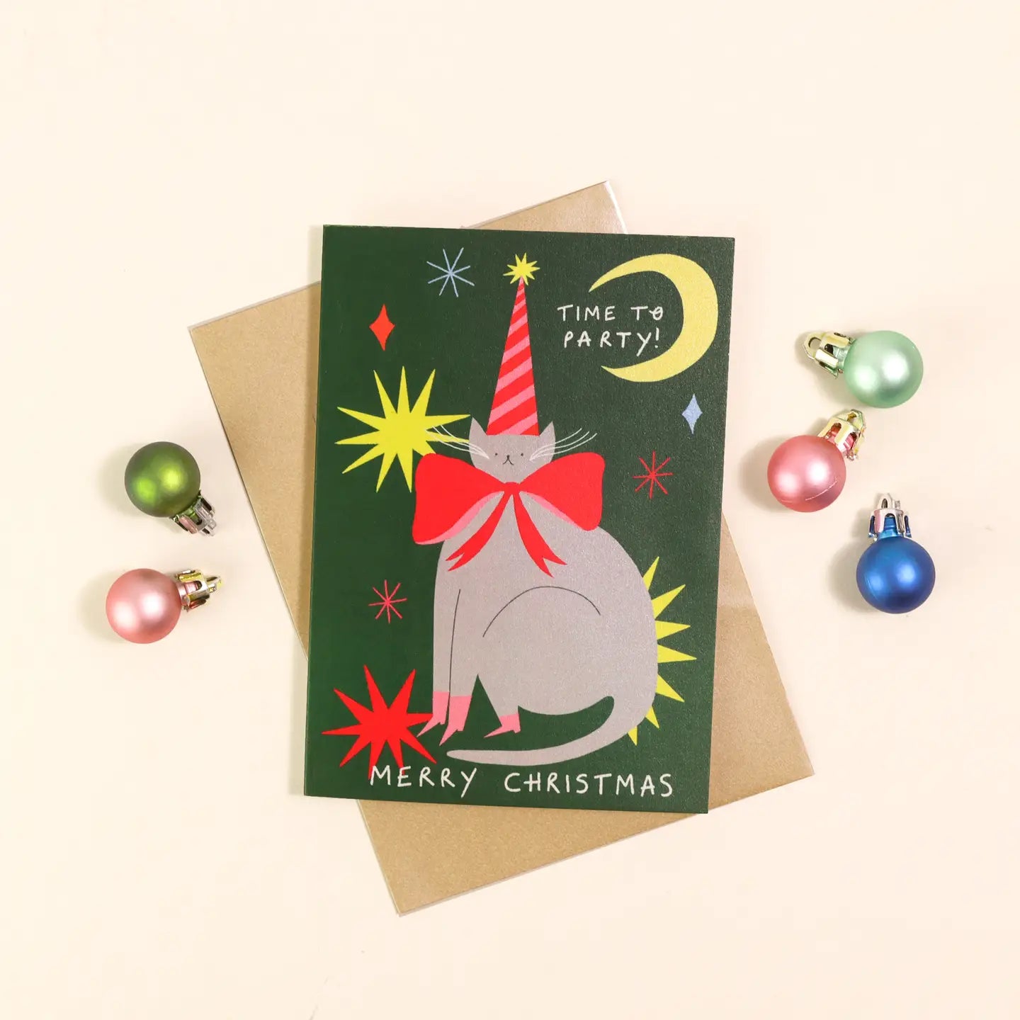 Time To Party Christmas Card | A6