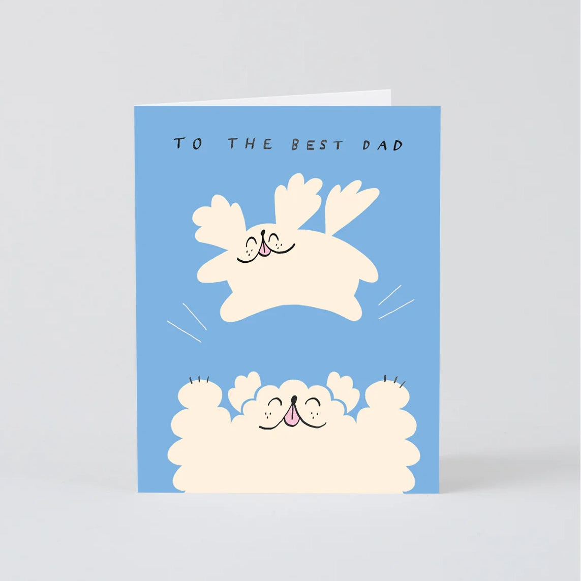 To The Best Dad Kids Greeting Card