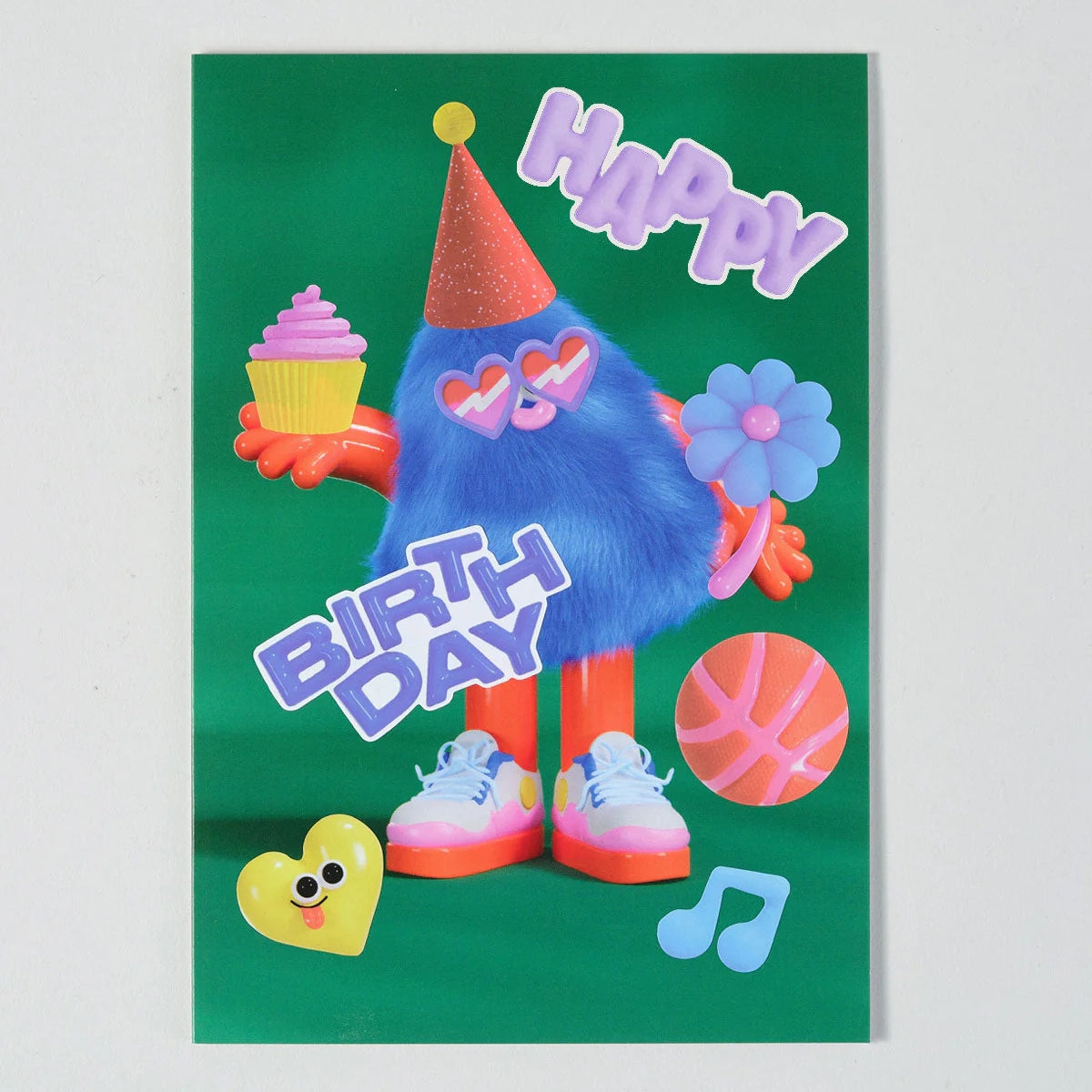 Fuzzy Kids Sticker Card