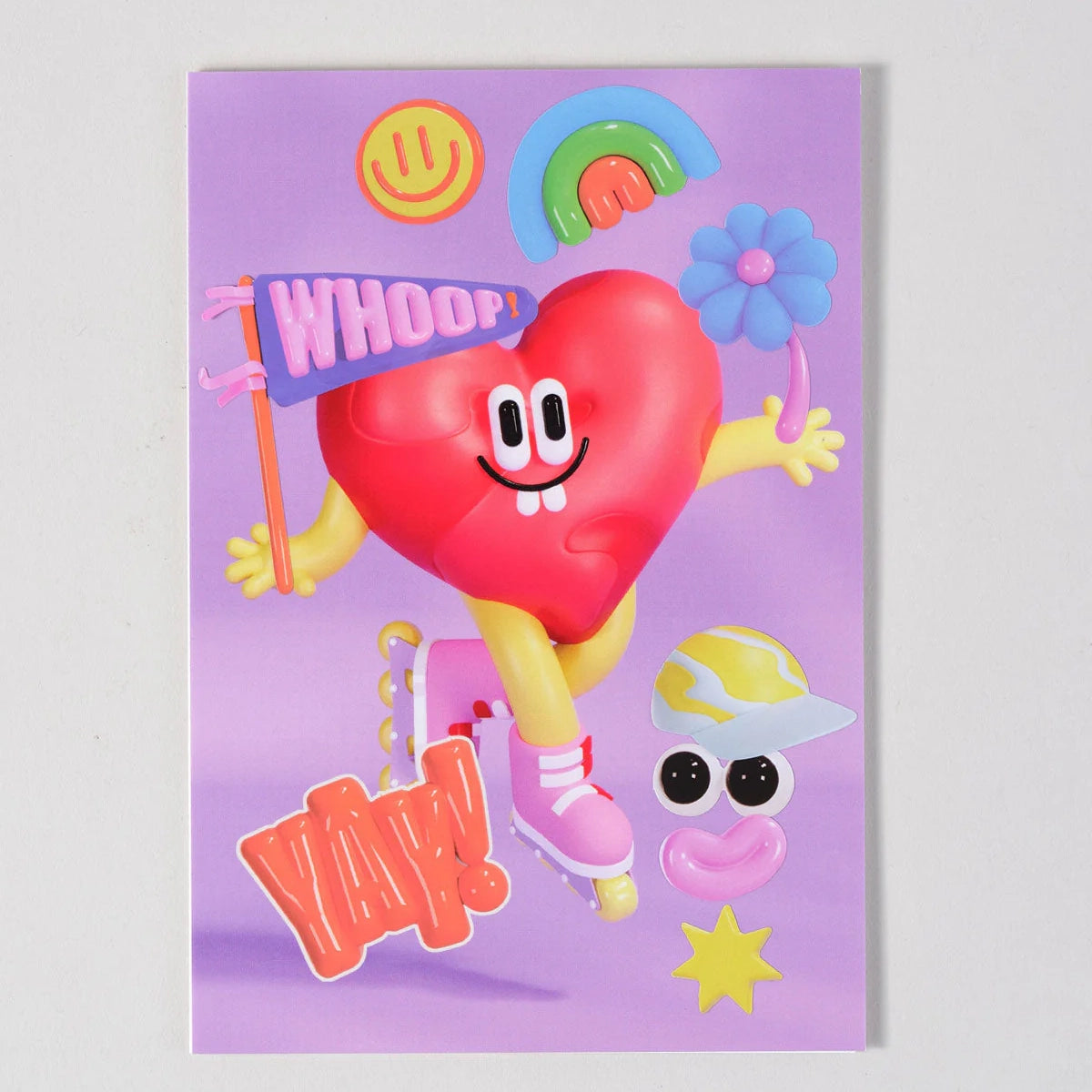 Heart Kids Sticker Card