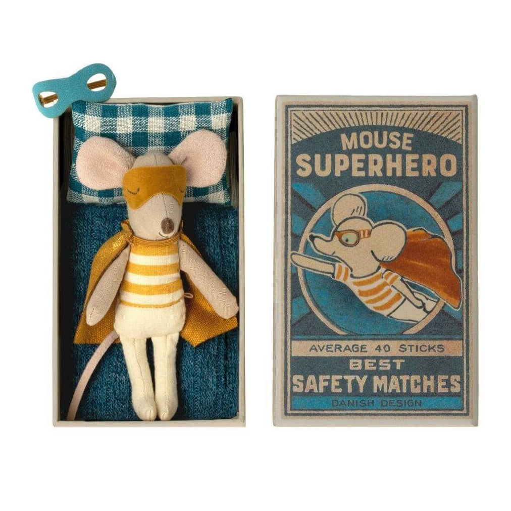 Super hero mouse, Little brother in matchbox (Available on 30 Nov)