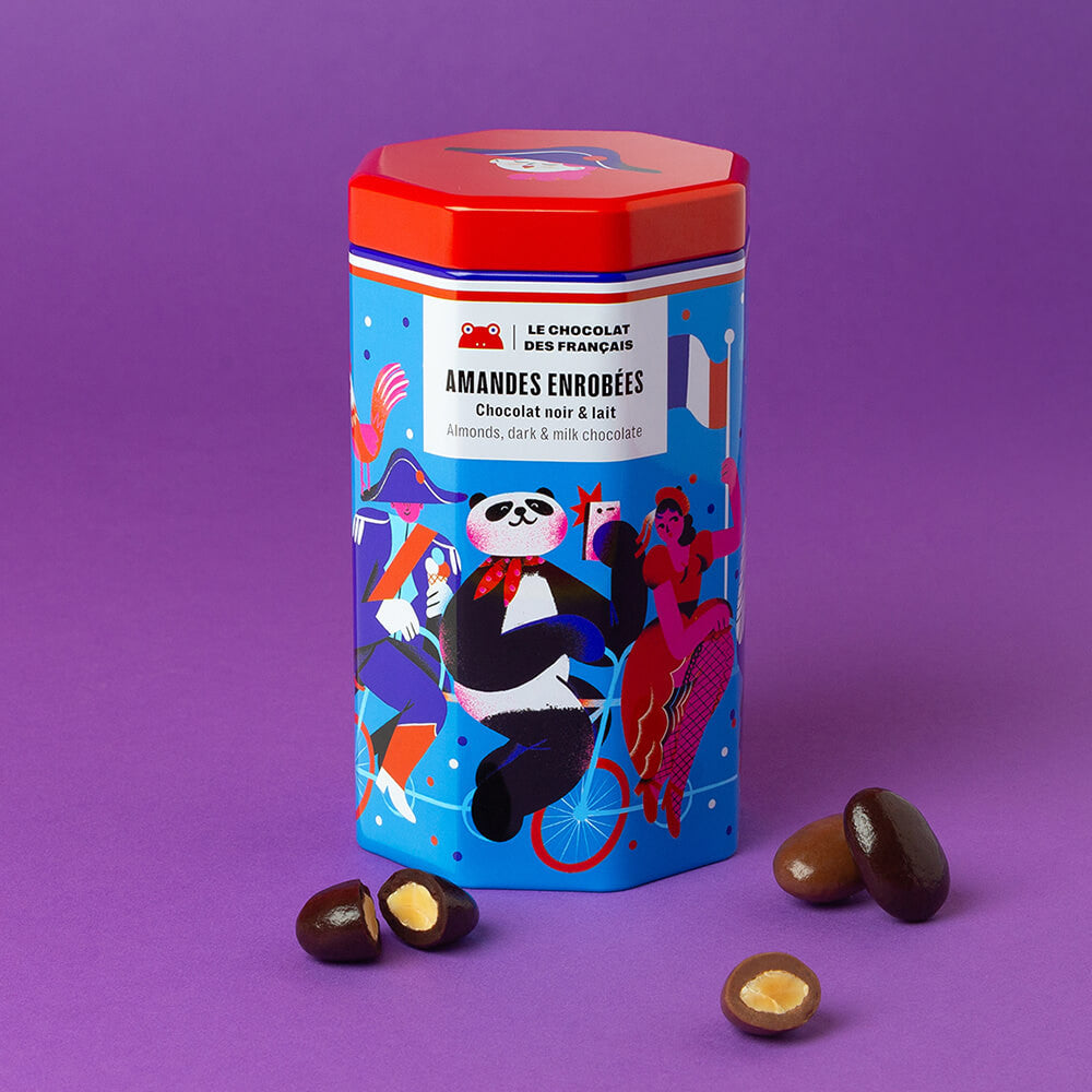 Milk & Dark chocolate covered almonds