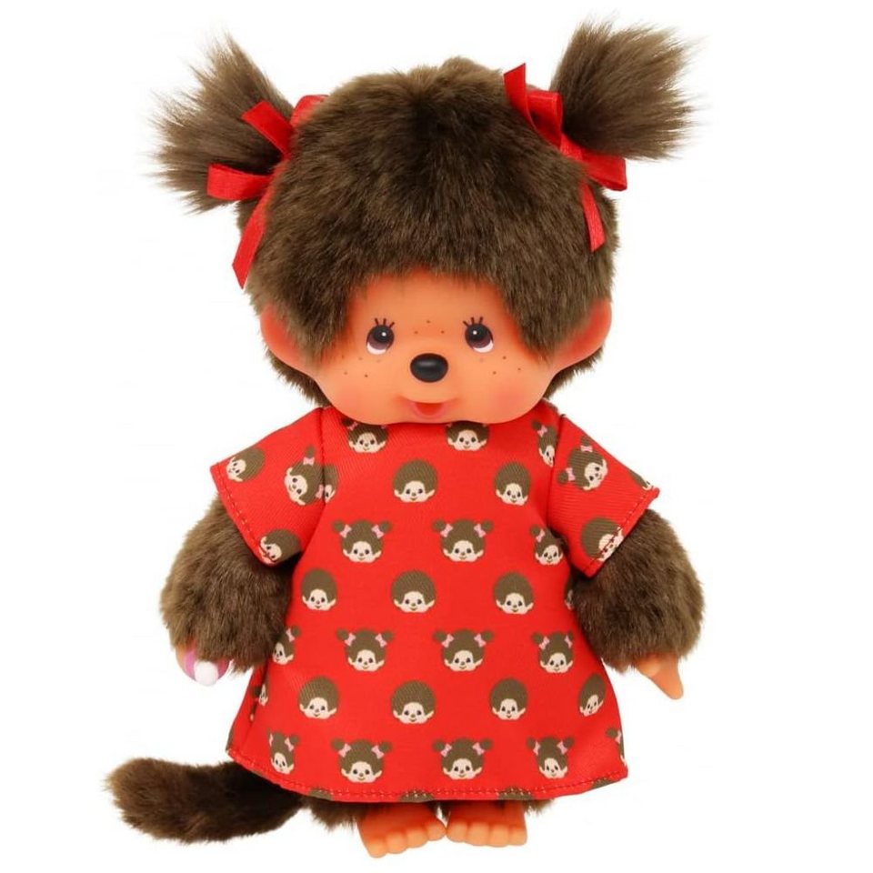 Monchhichi Red Dress Girl 20 cm