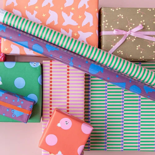 Gift wrapping paper Roll :Matchbox Vanilla
