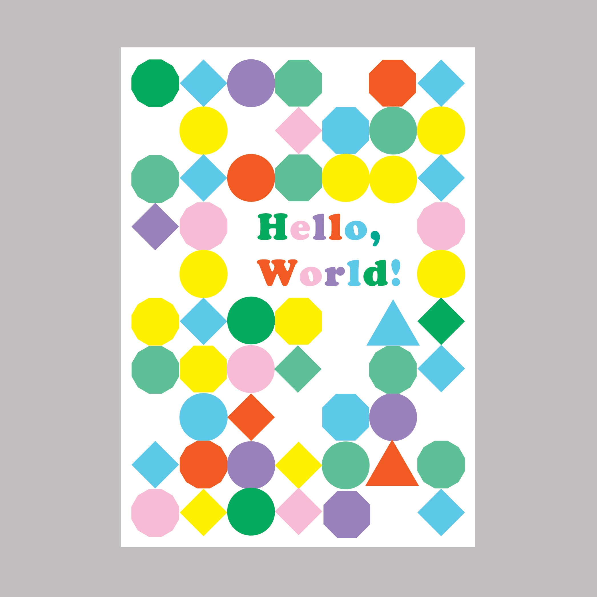 Post a card - Hello, World