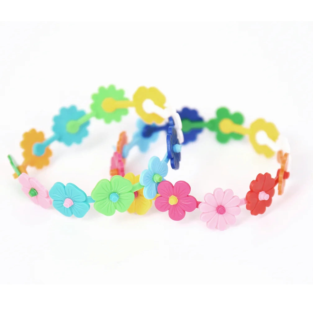 Breba flower puzzle bracelet