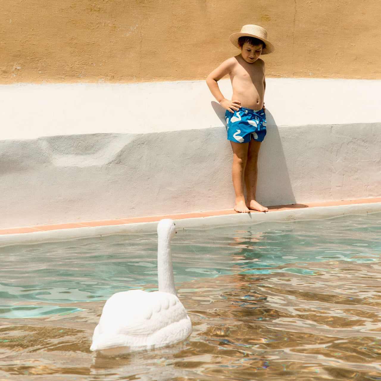 BIG SWANS SWIM TRUNKS