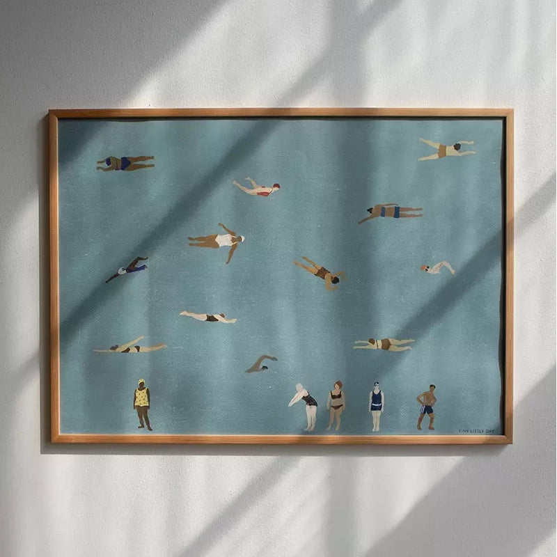 SWIMMERS POSTER 50x70 cm