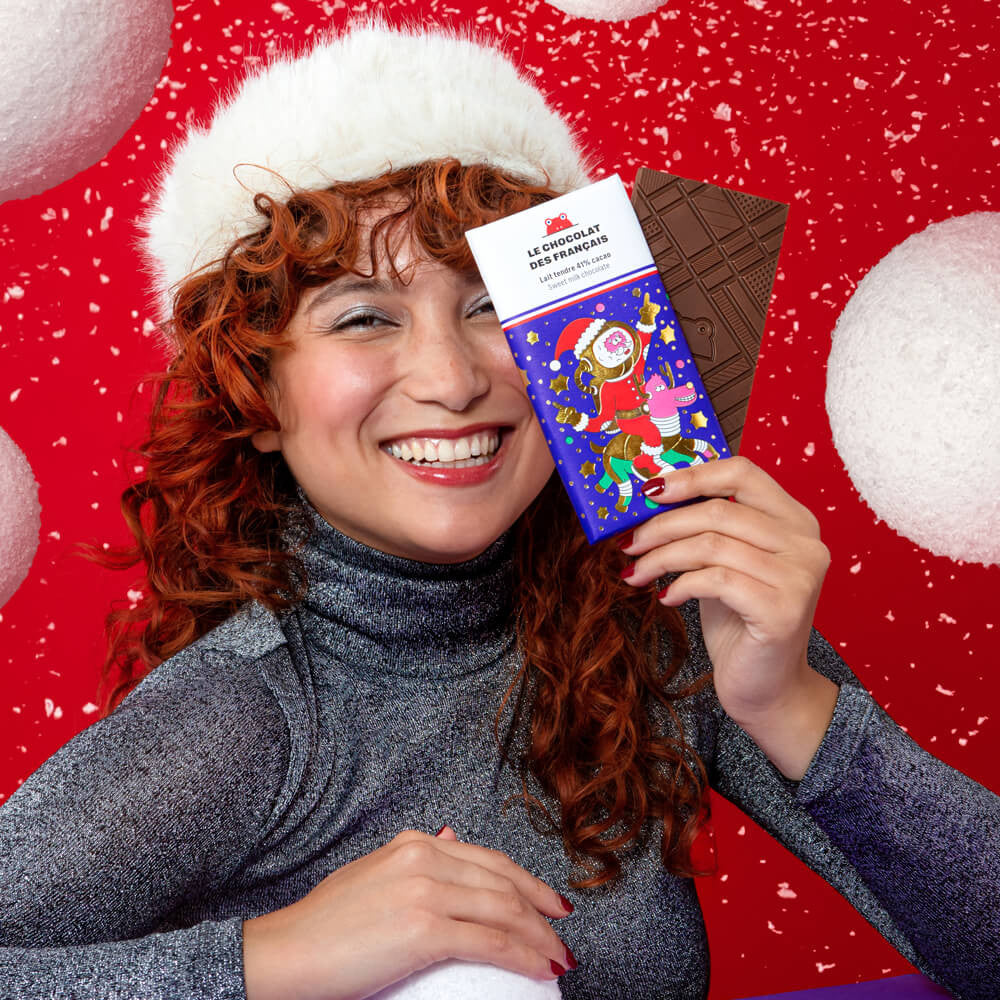 Christmas Organic chocolate bar