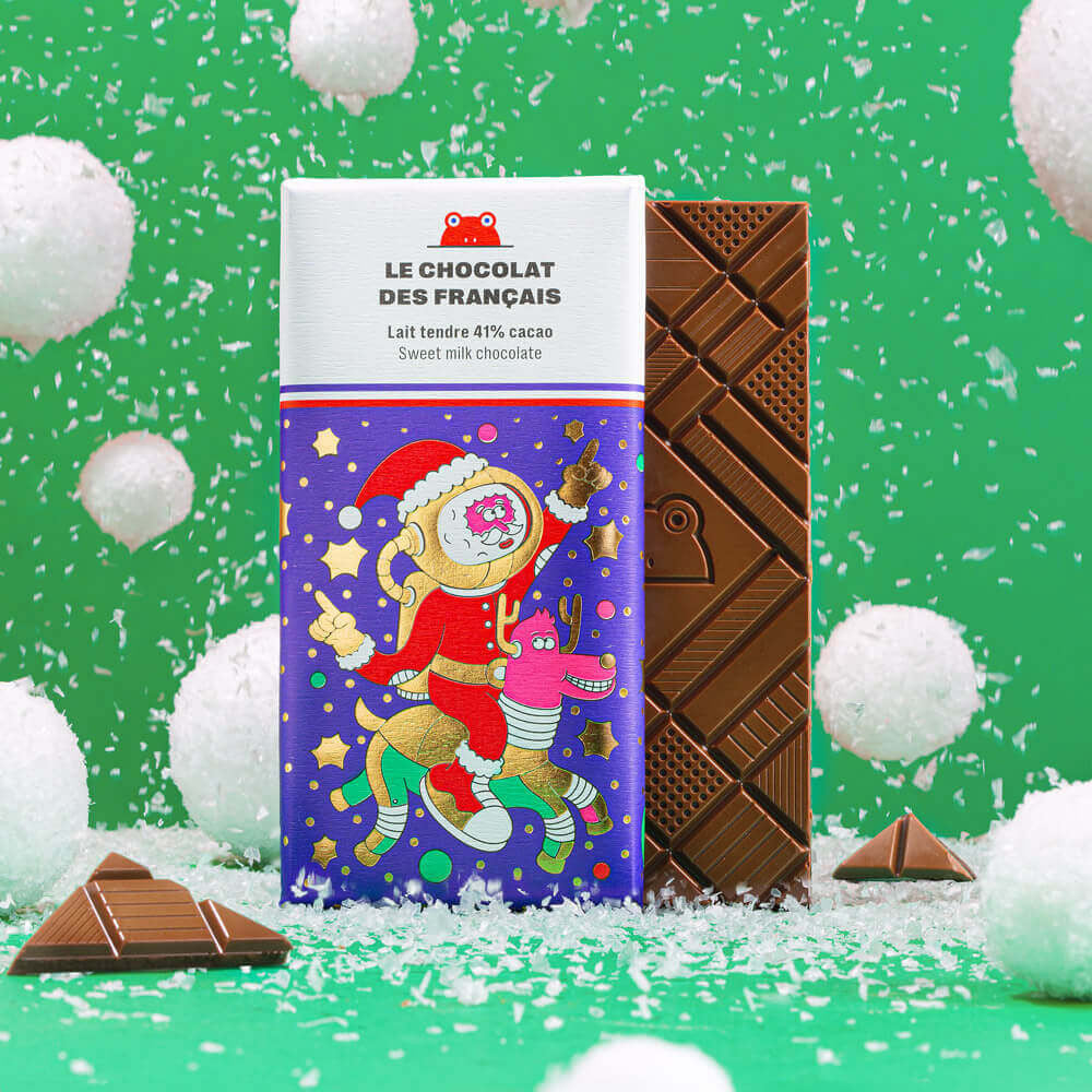 Christmas Organic chocolate bar