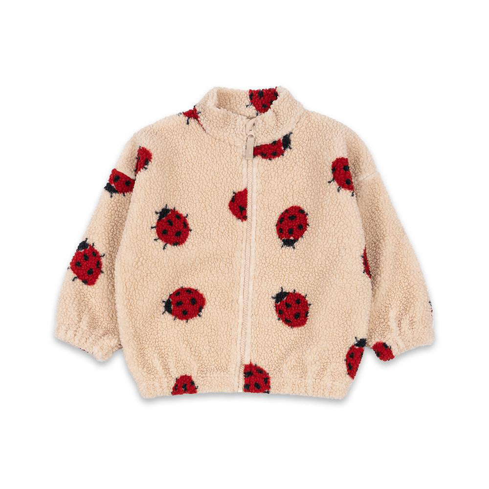 JODY TEDDY JACKET - LADYBUG SAND