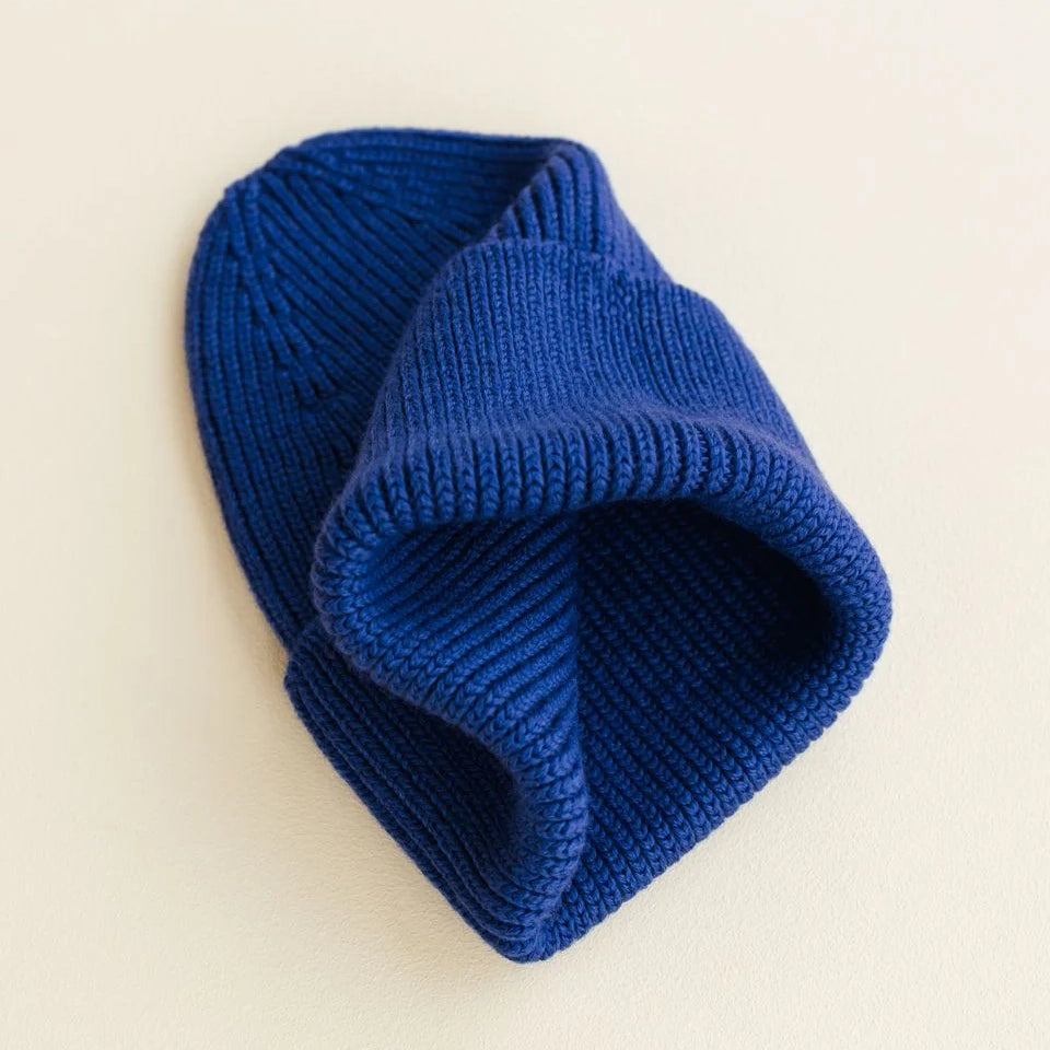 Merino BEANIE - Cobalt blue