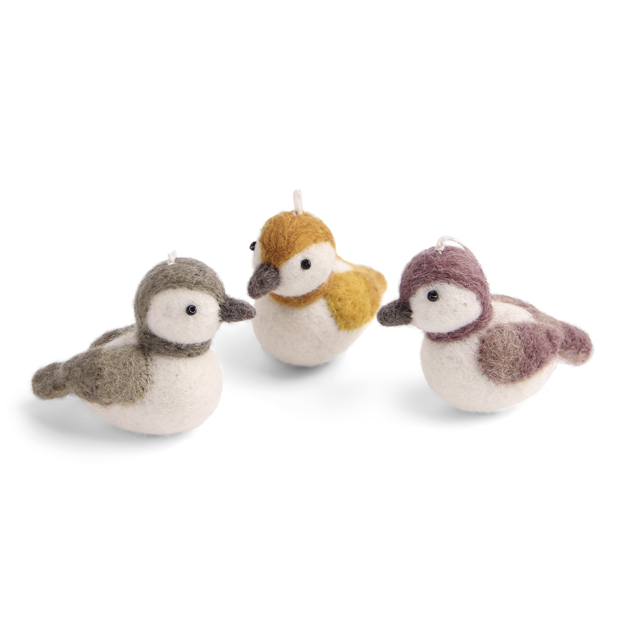 Colorful Sparrow Set of 3