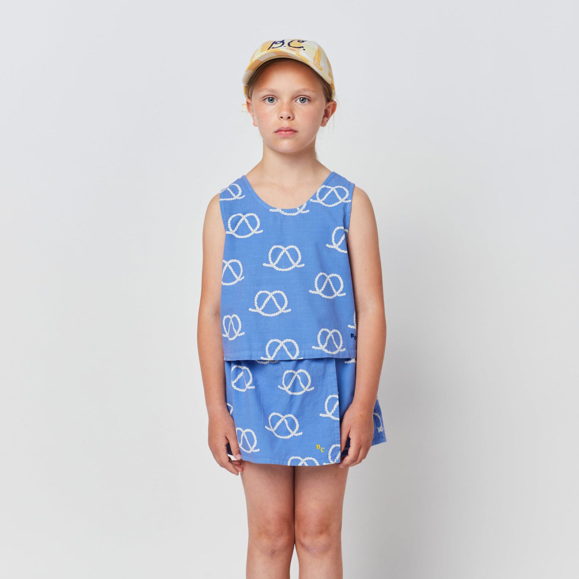 SAIL ROPE ALL OVER WOVEN TANK TOP
