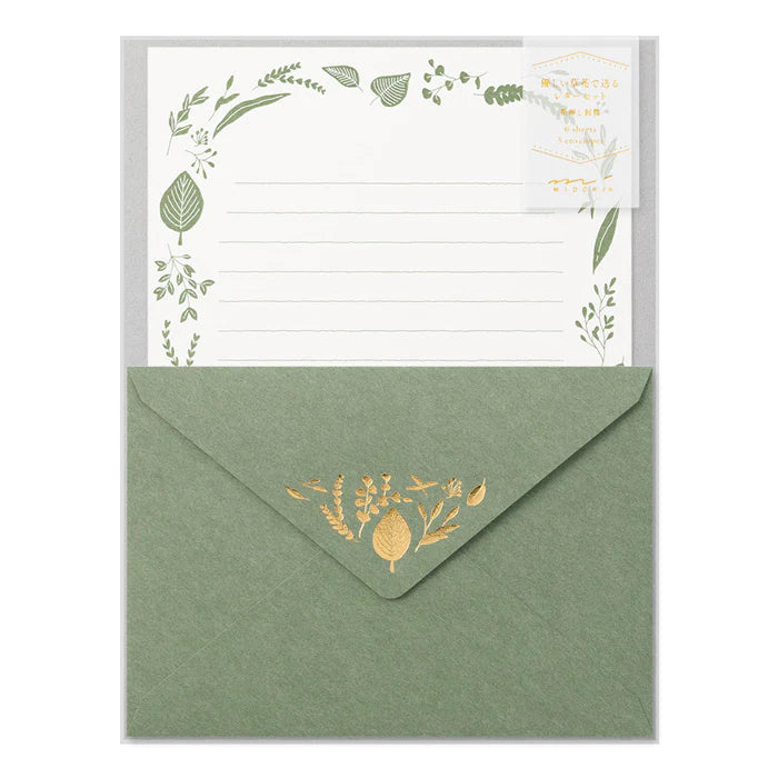 Letter Set Foil-Stamped Envelopes