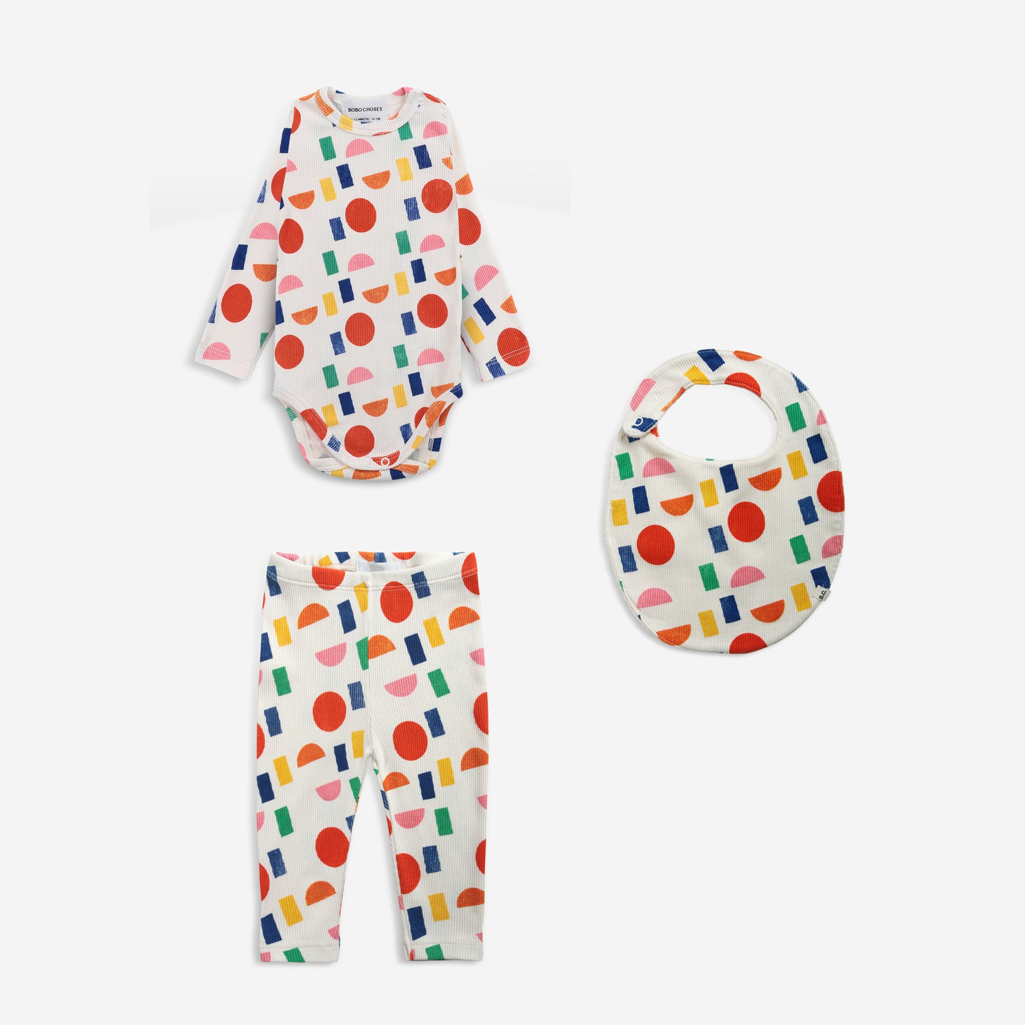 Color Play allover baby set