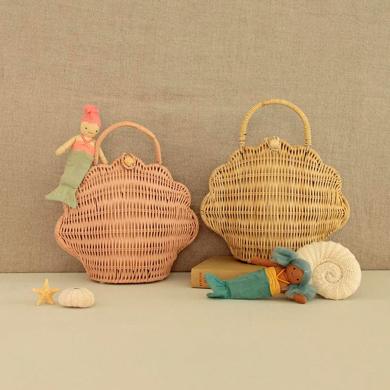 Rattan Shell Bag (Available in 2 Colors)