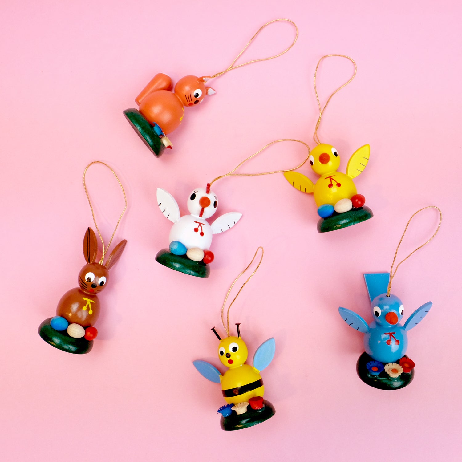 Spring Animal Ornament (Set of 6)