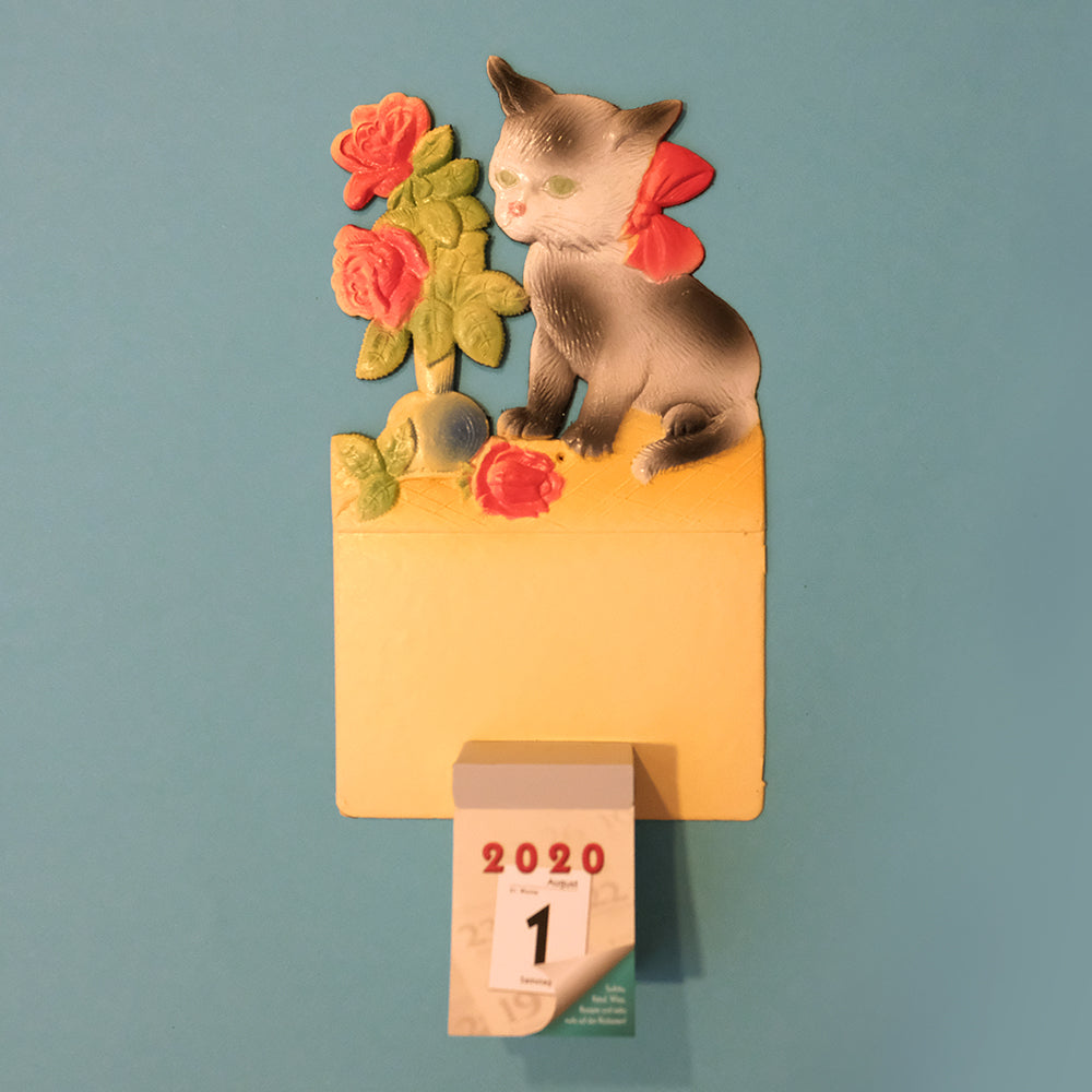 Vintage wall calendar set-Little kitten