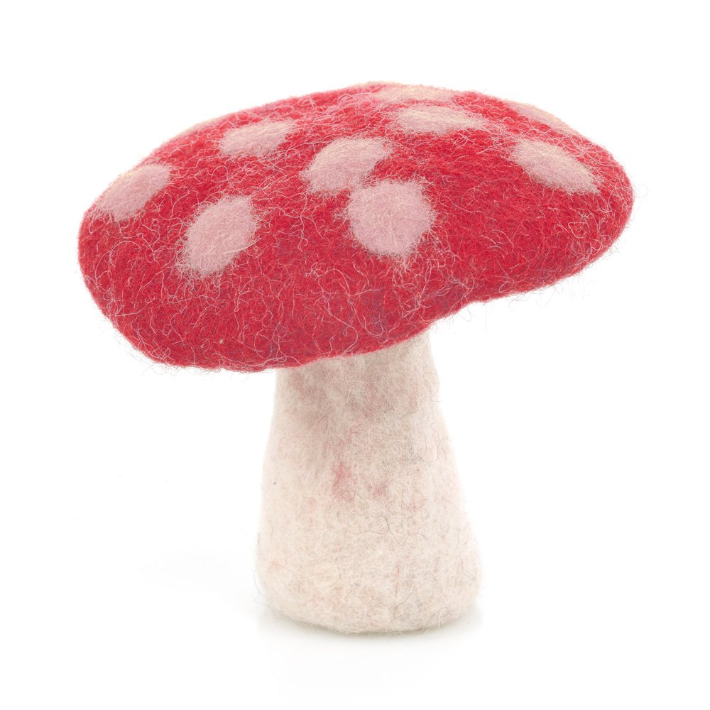 Handmade Toadstools Hanging Felt (Available in 3 colors)