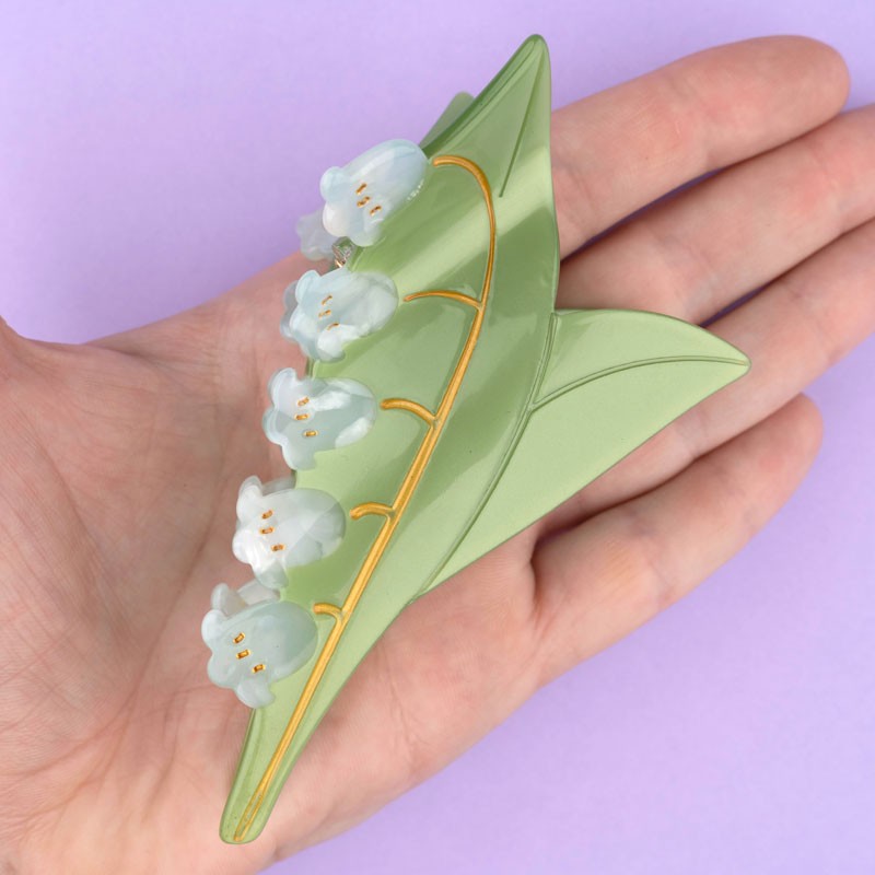 Lily of the Valley Hair Claw