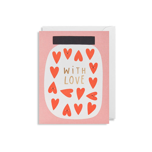 Mini card - With Love