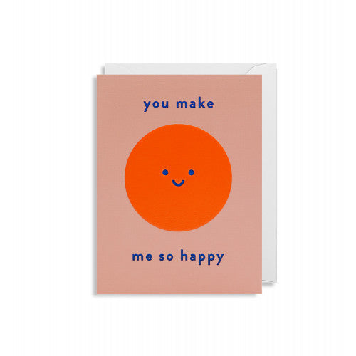 Mini card - you make me so happy