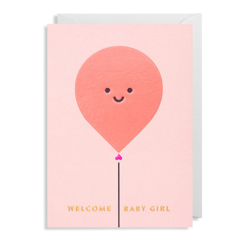 Greeting Card - Welcome Baby Girl