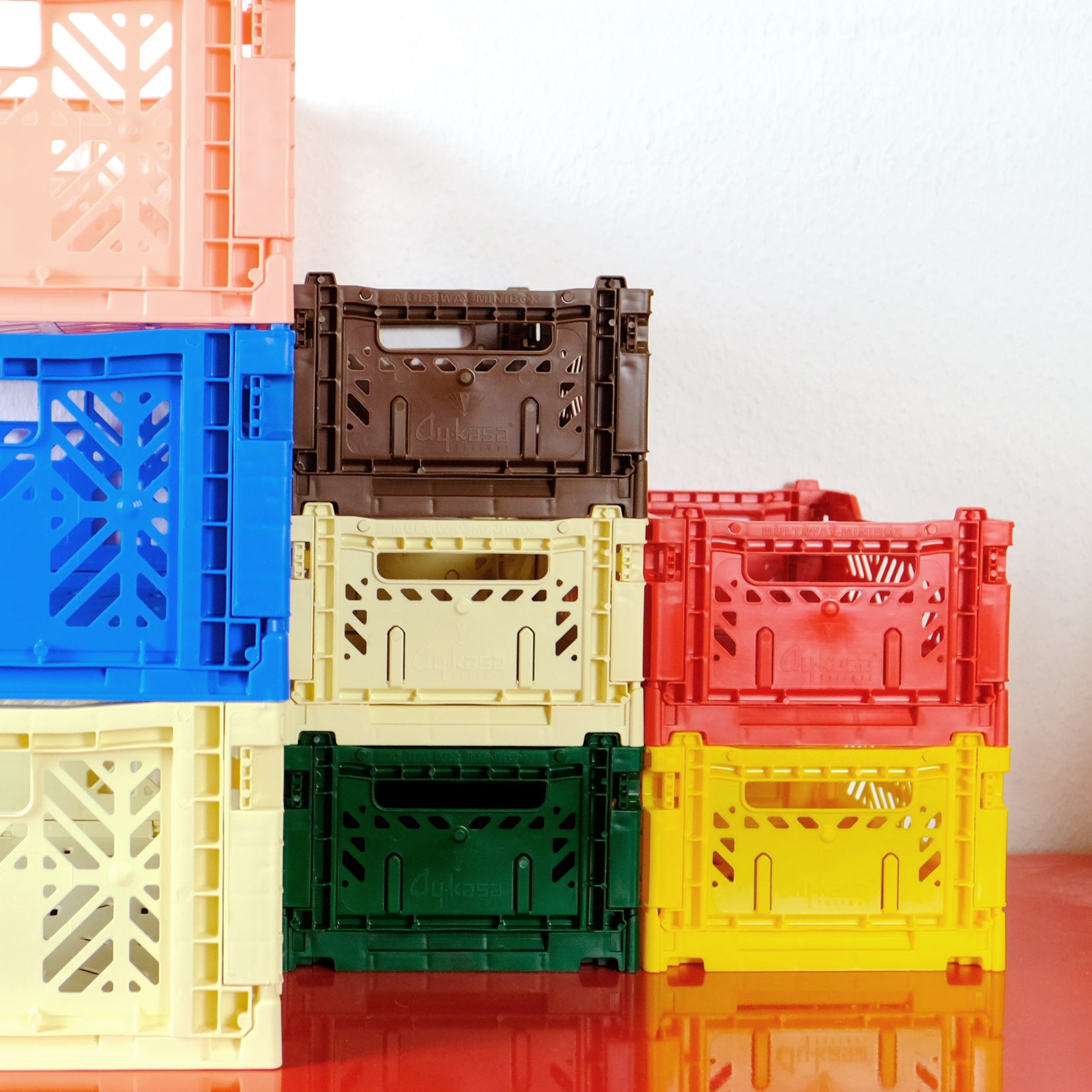 Ay-Kasa Klappkiste Mini Grau  Folding Crate Mini Box - Rocket Toys