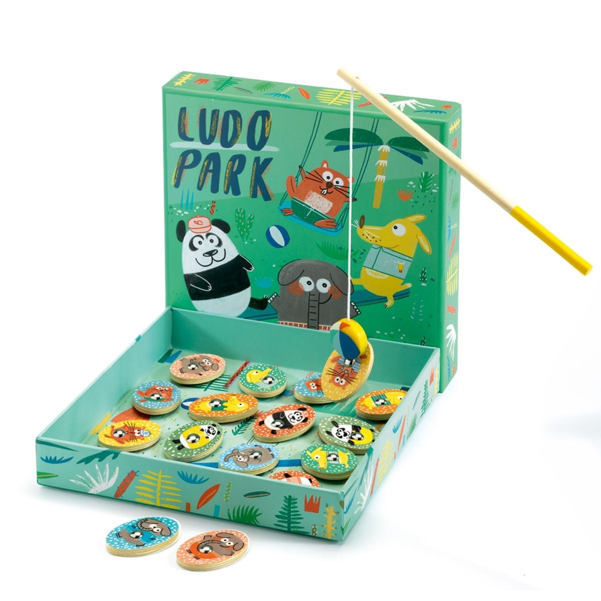 Ludo Wood – 4 Jogos  Djeco - Mini-Me - Baby & Kids Store