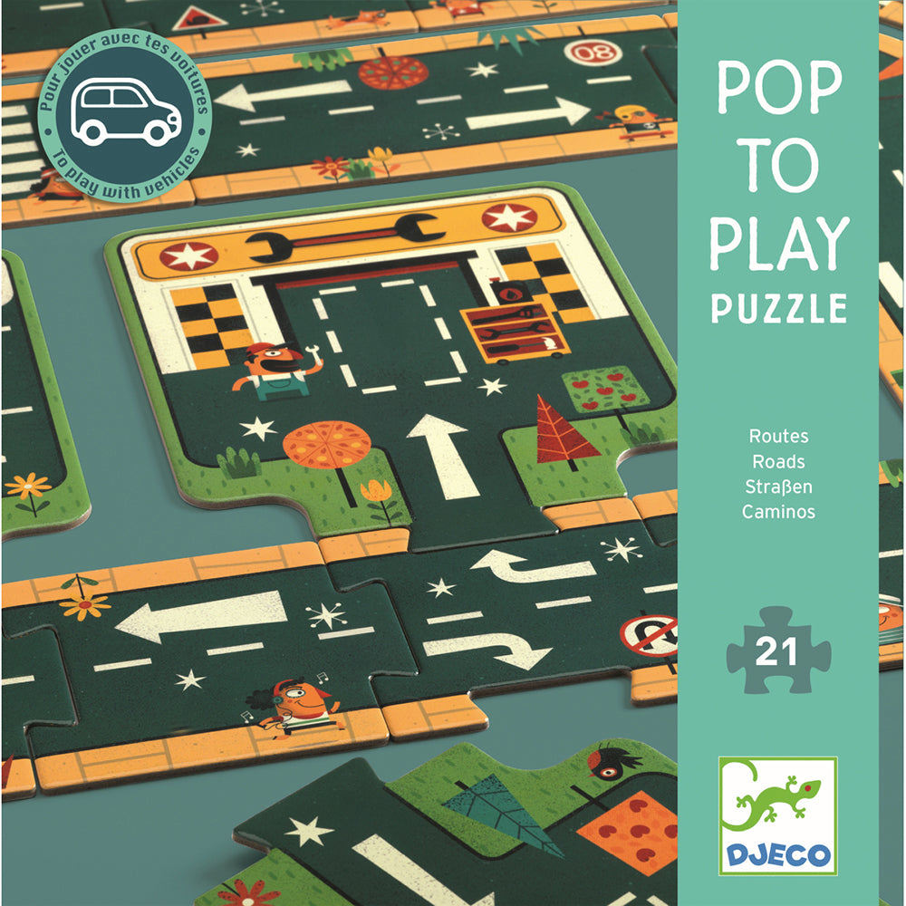 Pop to Play Puzzle - Roads