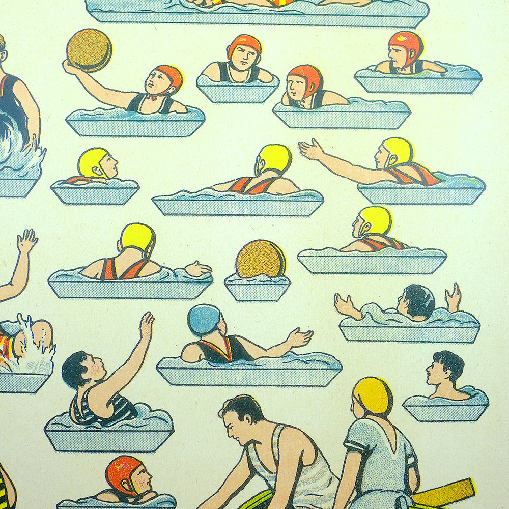 Vintage water sport poster - Summer Made
