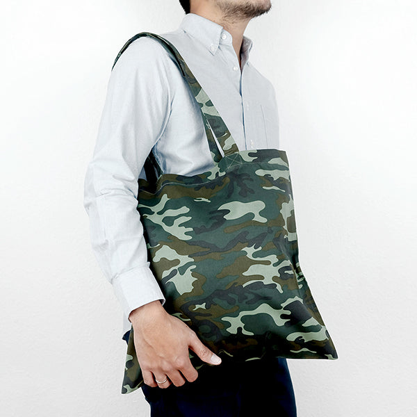 Colorful camo tote bag - Summer Made