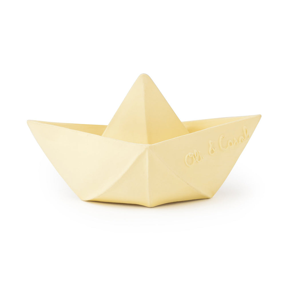 Origami boat baby Bath toy