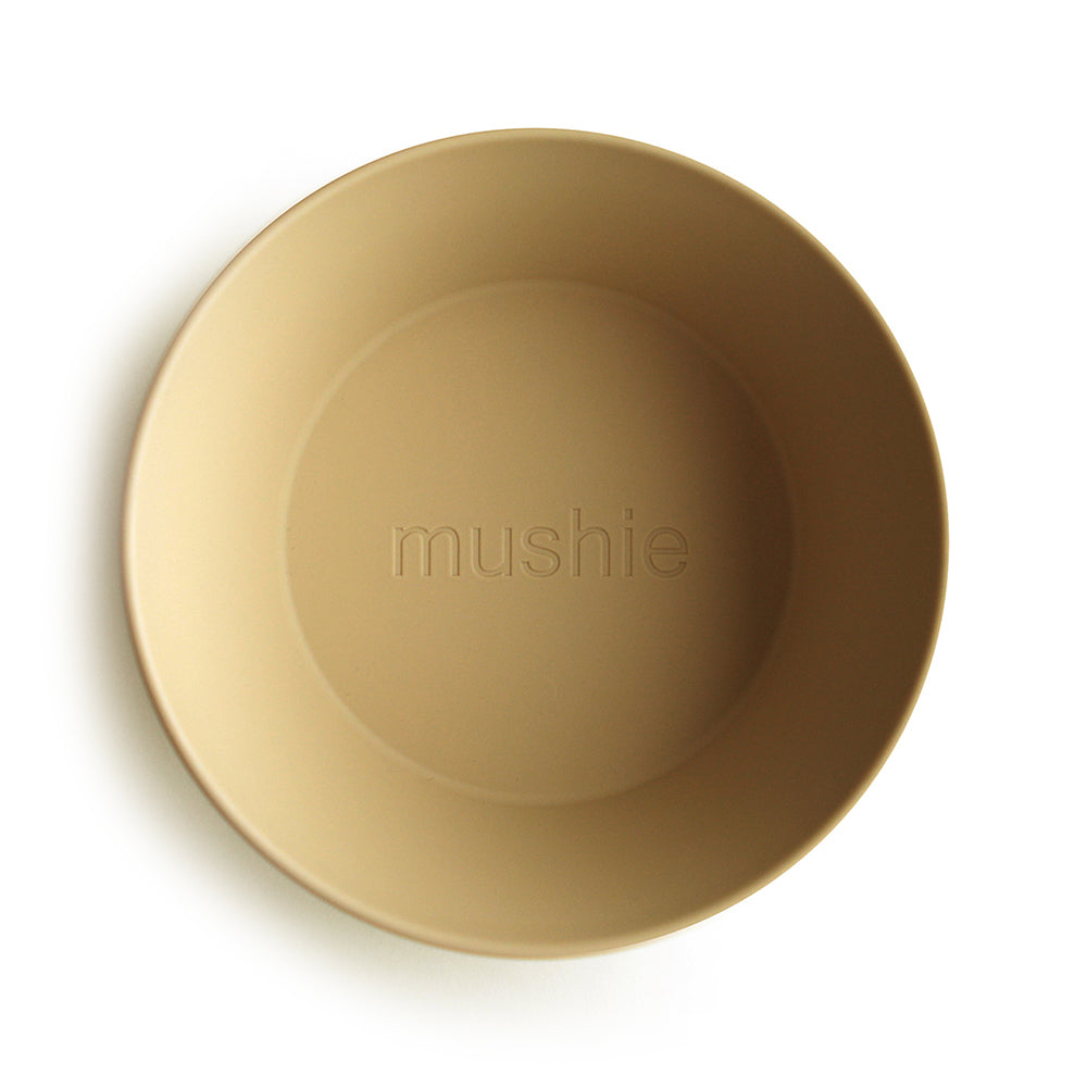 Mushie Round Bowl Dinnerware Set | Soft Lilac