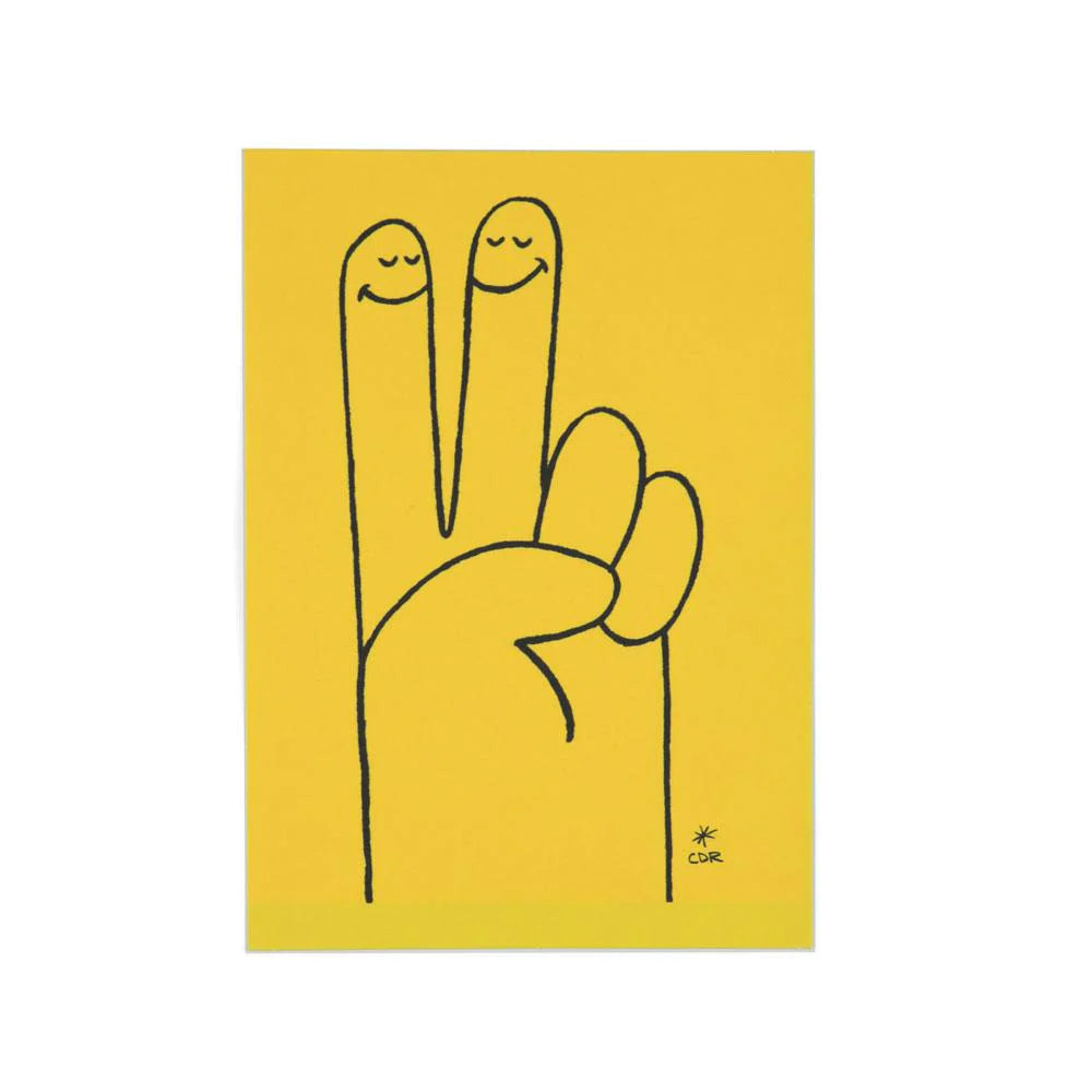 Postcard - PEACE HAND