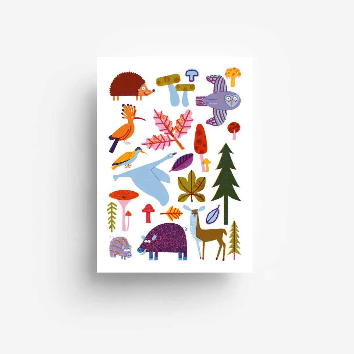 Postcard - Woodland Animal