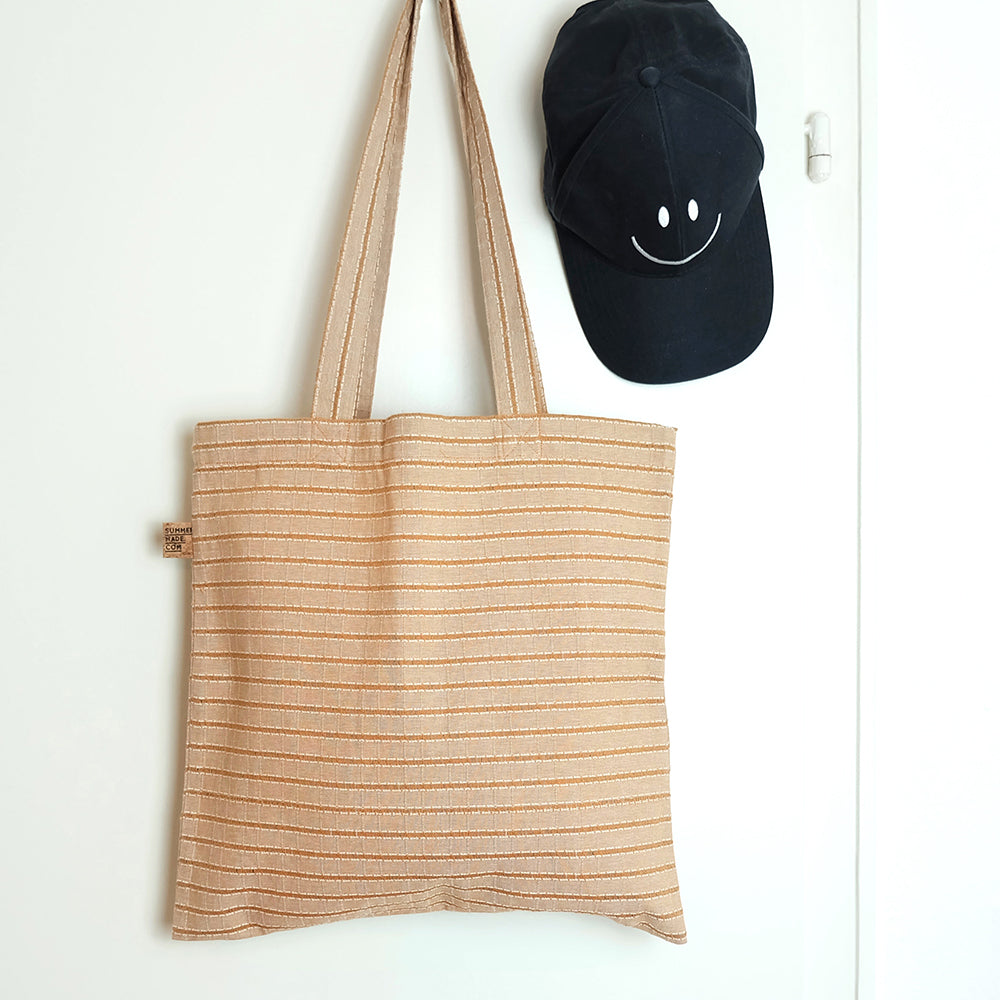 Brown striped bag - Summer Made