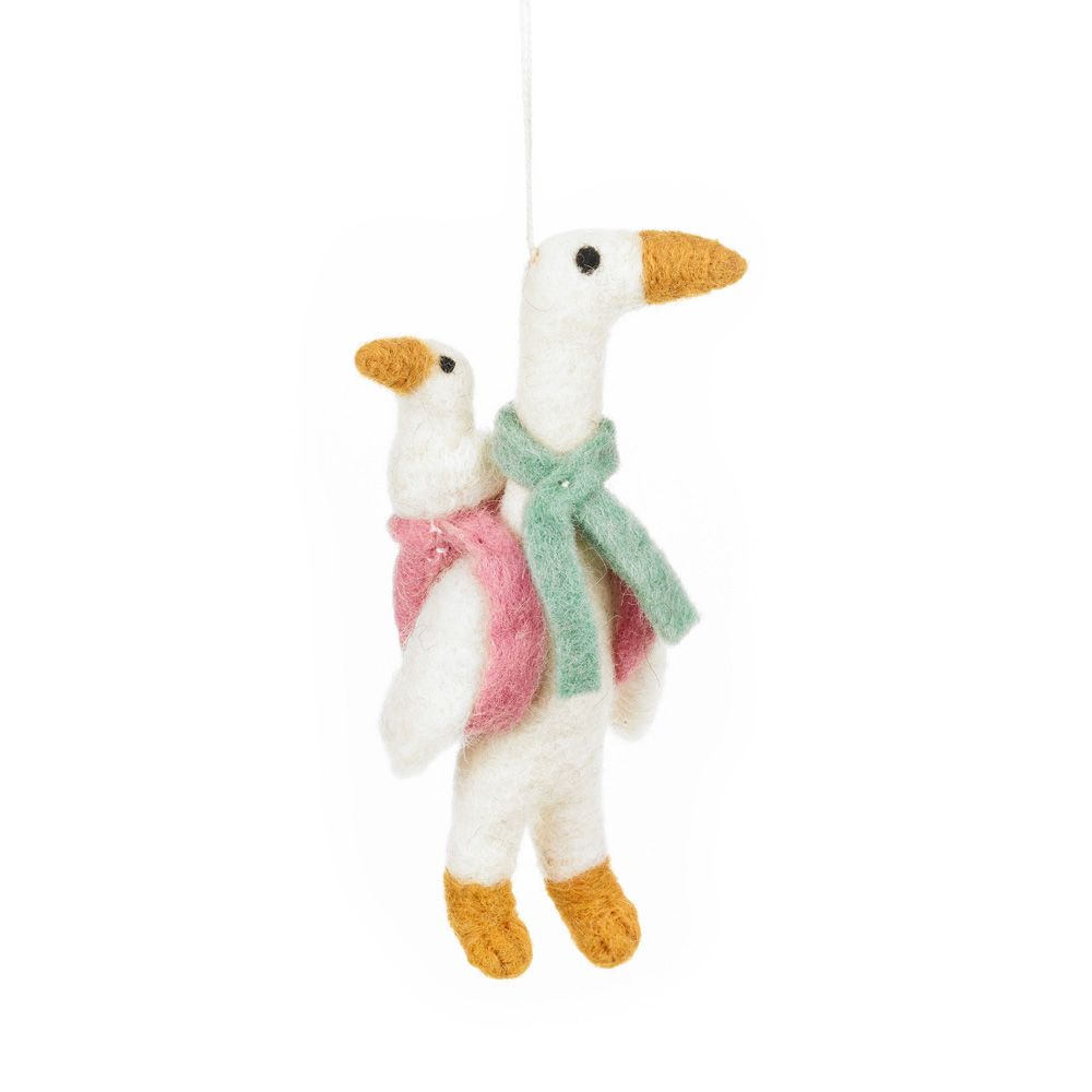 Handmade Mother goose Hanging Felt